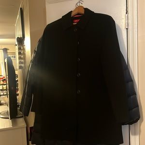Anne Klein Women’s wool Coat size large black new condition